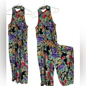 Women’s colorful floral jumpsuit